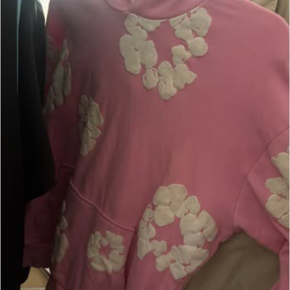Floral Pink Men's Hoodie